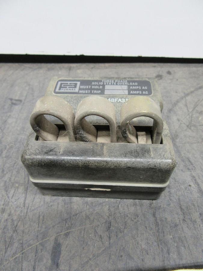 Used FURNAS THREE PHASE SOLID STATE OVERLOAD 948FA31B 300 VAC **WARRANTY**