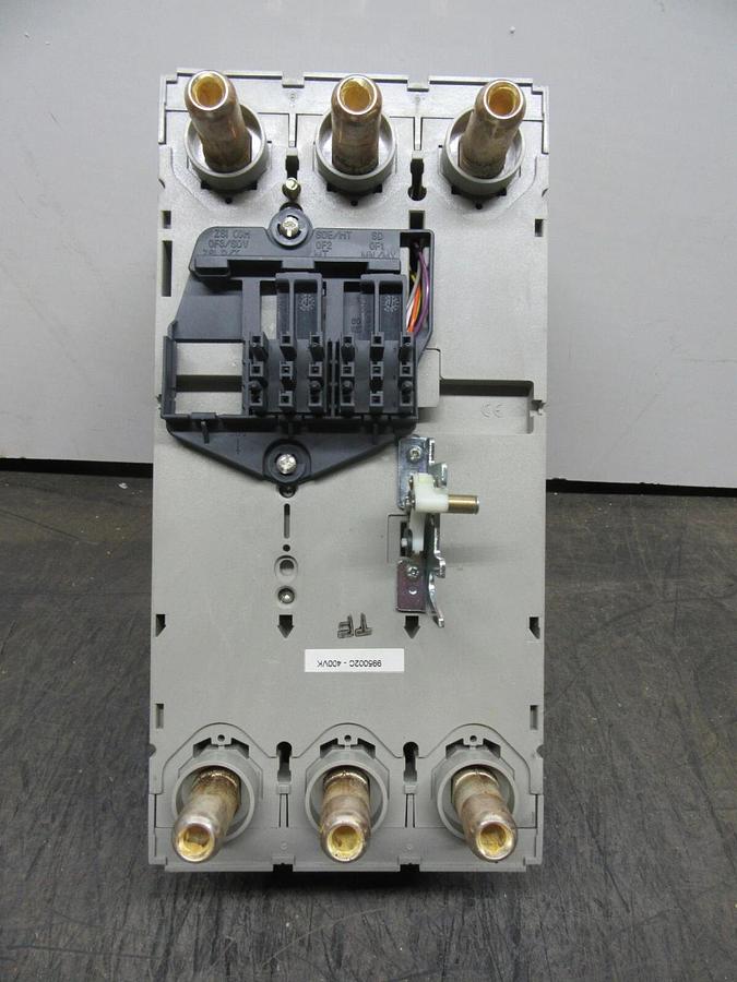 Used MERLIN GERIN COMPACT CIRCUIT BREAKER NSJ400L 160/400 AMP 600 VOLT 3-POLE 3-PHASE