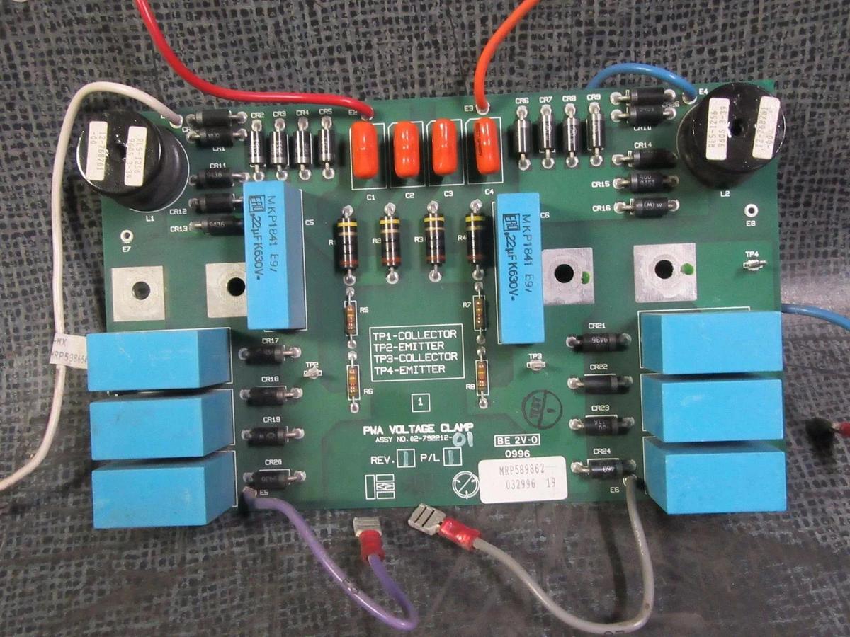 Used LIEBERT PWA VOLTAGE CLAMP ASSY: 02-792212-01 REV 1 P/L 1 ** WARRANTY INCLUDED **