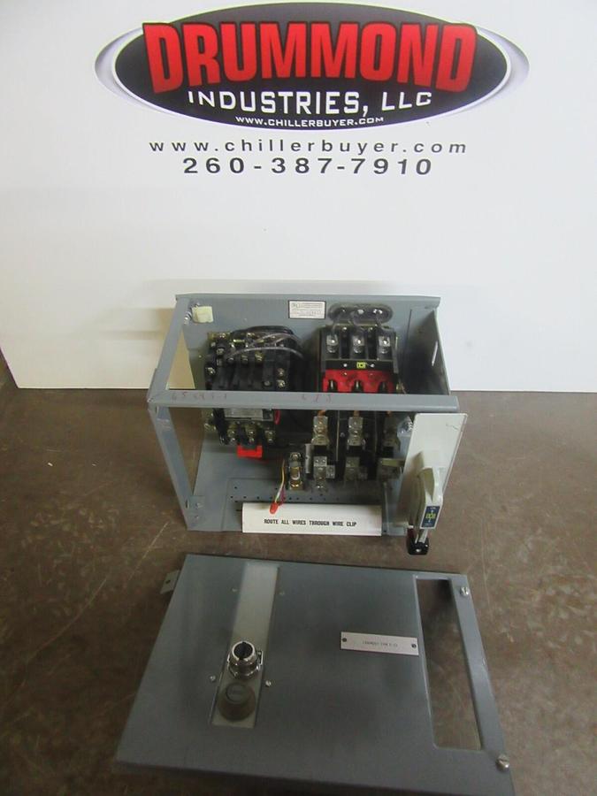 Used SQUARE D MCC FUSIBLE STARTER BUCKET 8998-NE-403 SER. B 12" MODEL: 4 NEMA 1