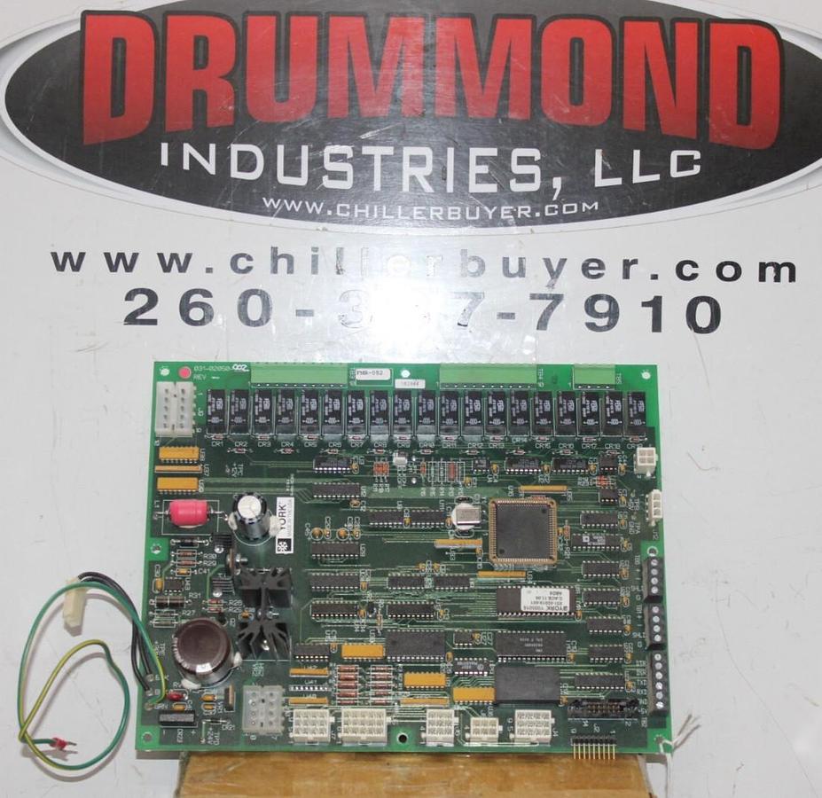 Used YORK CHILLER I/O CONTROL CIRCUIT BOARD 031-02050-002 **WARRANTY INCLUDED**