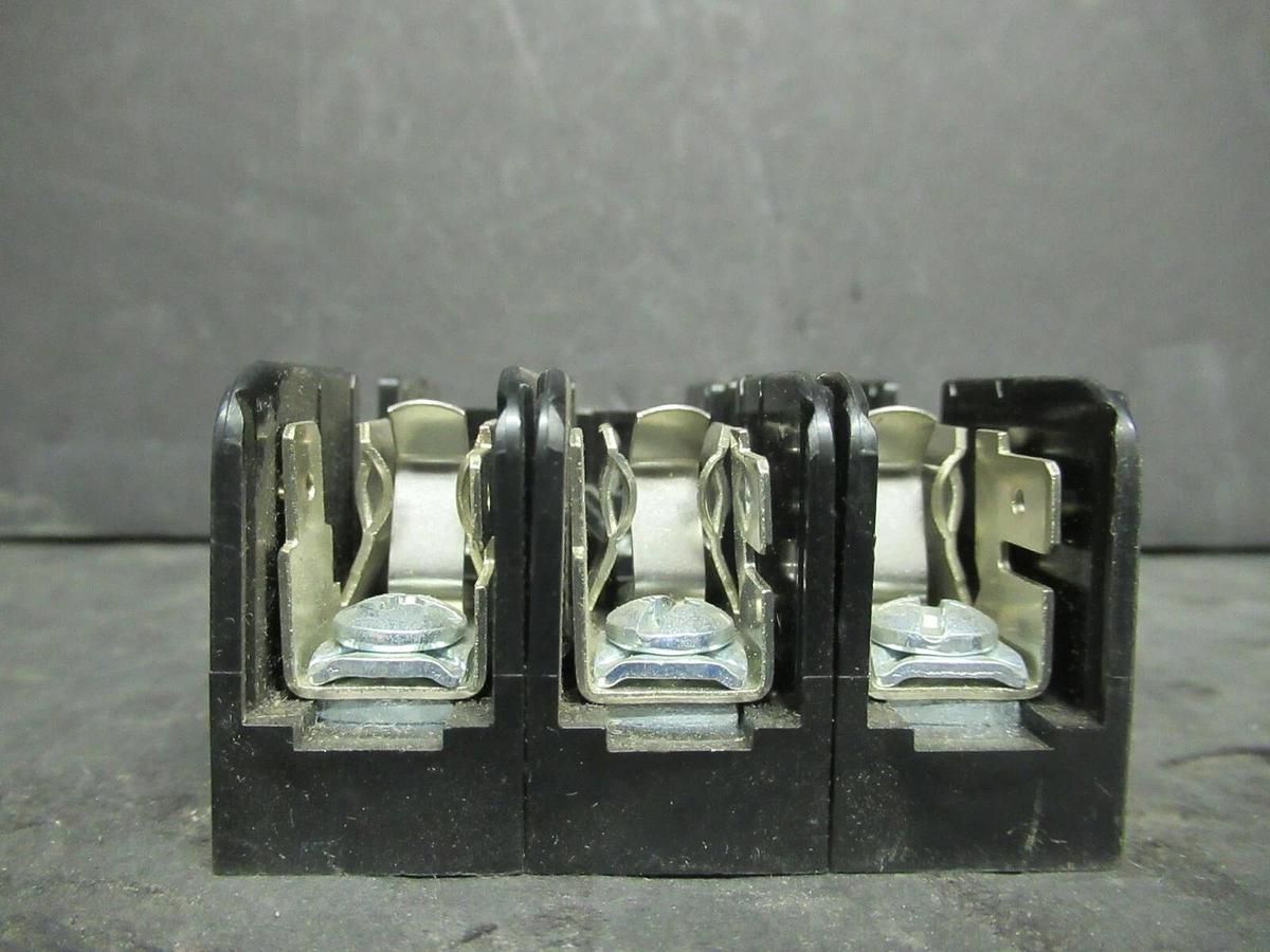 Used (2) LITTELFUSE FUSE LUG SET L60030C3PQ 600 VOLTS 30 AMP **WARRANTY INCLUDED!**