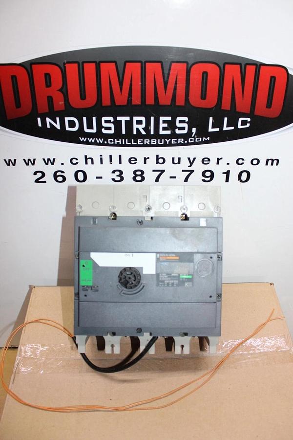 Used MERLIN GERIN INTERPACT MOLDED CASE SWITCH INS400 400 AMP 750 VOLT 3-POLE