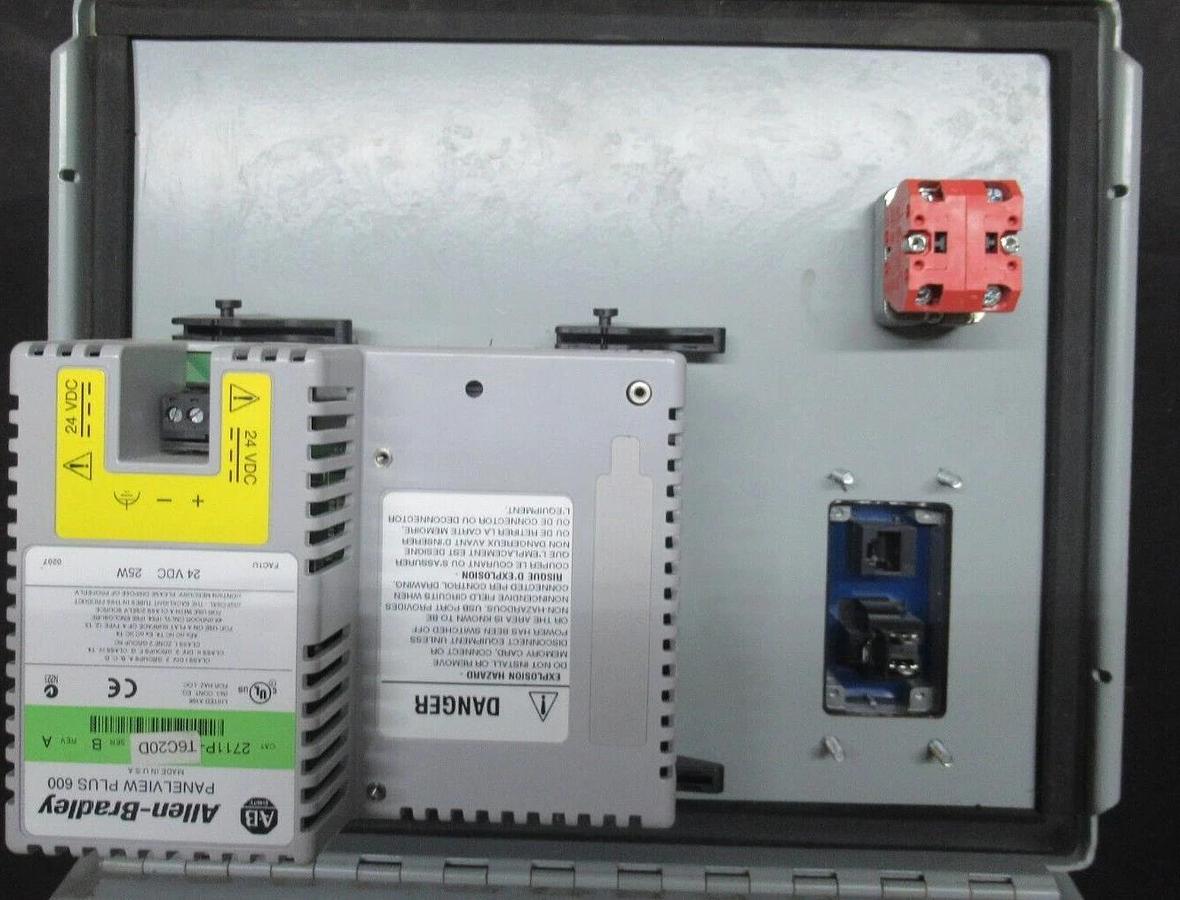 Used ALLEN-BRADLEY PANELVIEW-PLUS-600 2711P-T6C20D SER. B REV. A *ENCLOSURE*