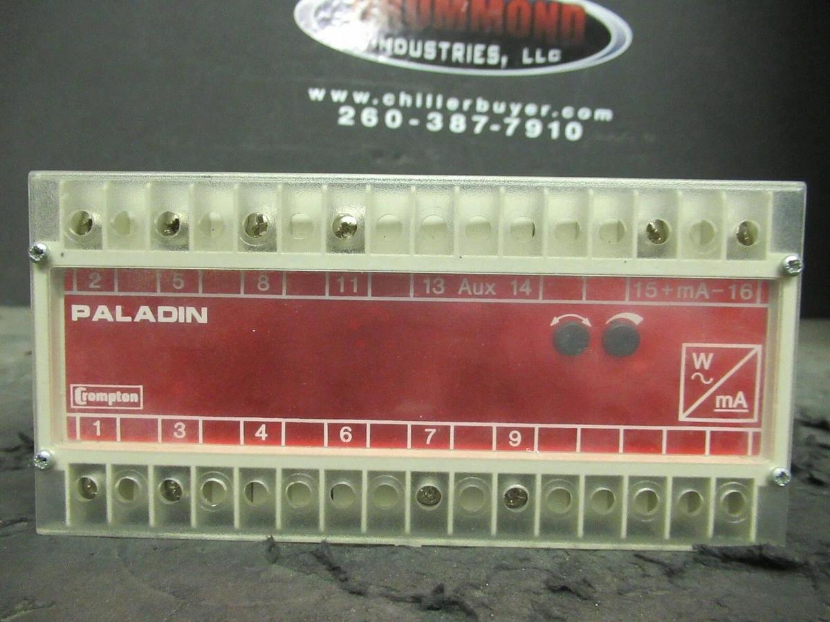 Used CROMPTON INSTRUMENTS 256-TWMU PALADIN 1039 WATTS 5 AMP 120 VAC TRANSDUCER MODULE