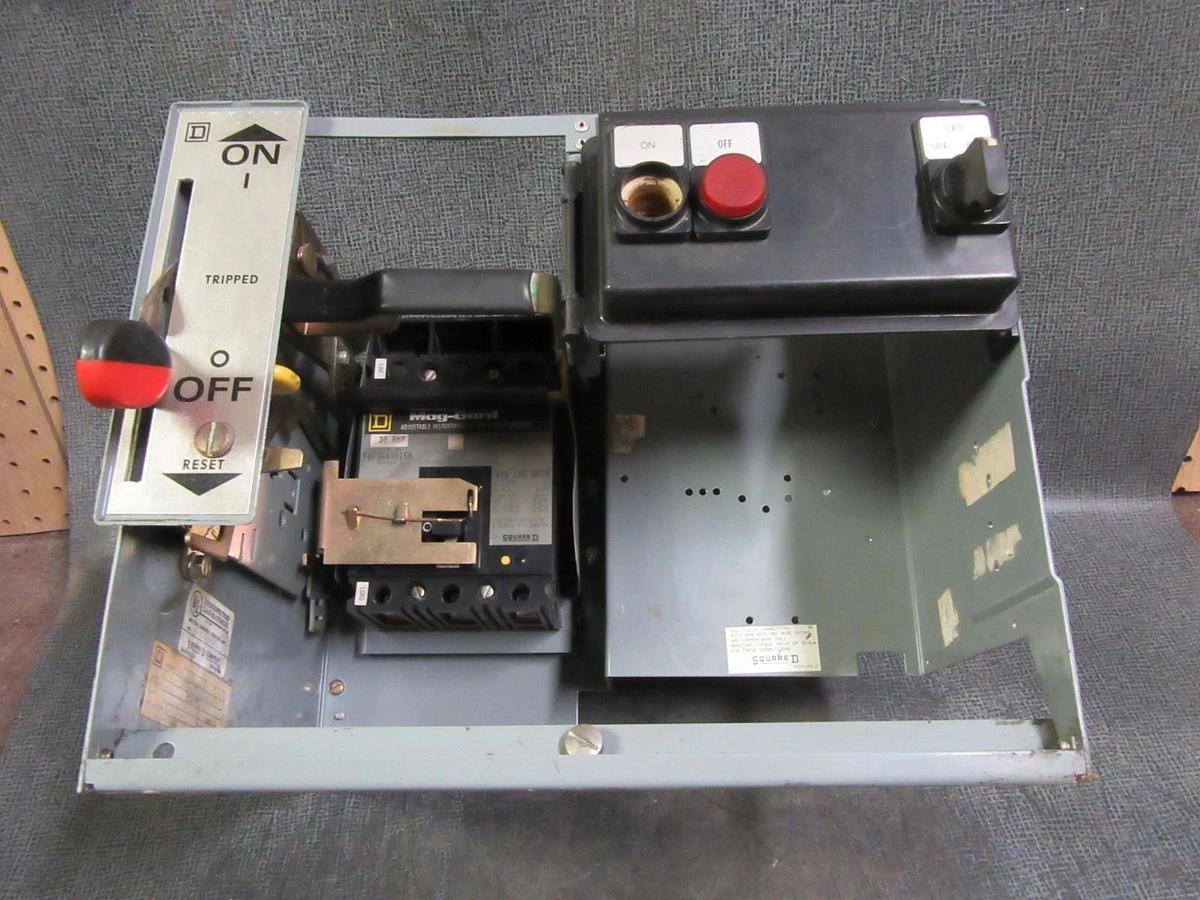 Used SQUARE D MODEL 5 MCC 12" FEEDER BUCKET W/ 30 AMP FAP3603015M FAL3603015M BREAKER