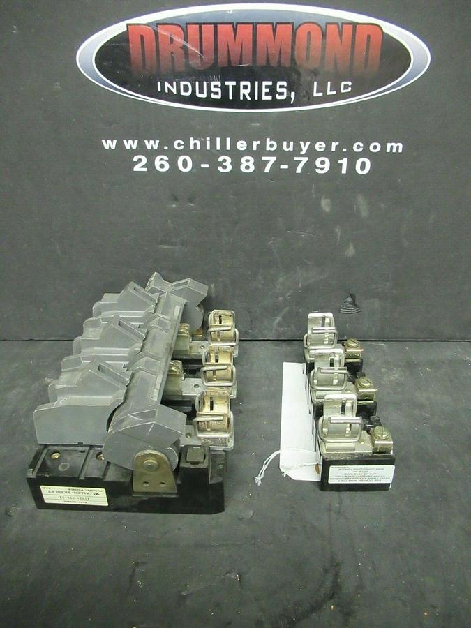 Used ALLEN BRADLEY DISCONNECT SWITCH 40021-58-02 600 VAC W/ X-401978 30 AMPS 600 VAC