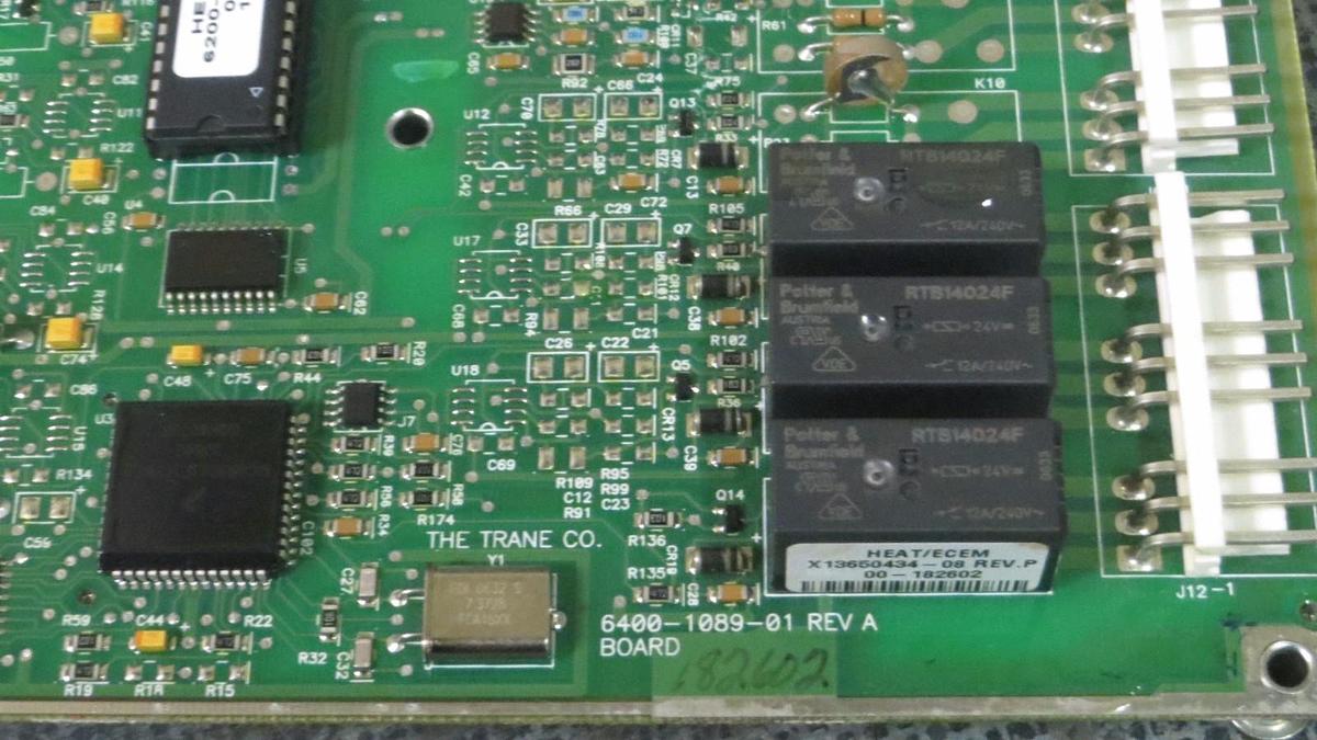 Used TRANE CIRCUIT BOARD  MODEL/REVISION: 6400-1089-01 REV A * WARRANTY INCLUDED *