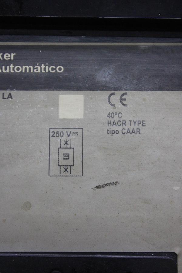 Used SIEMENS SENTRON CIRCUIT BREAKER LD63F600 500 AMP 600 VAC 3-POLE