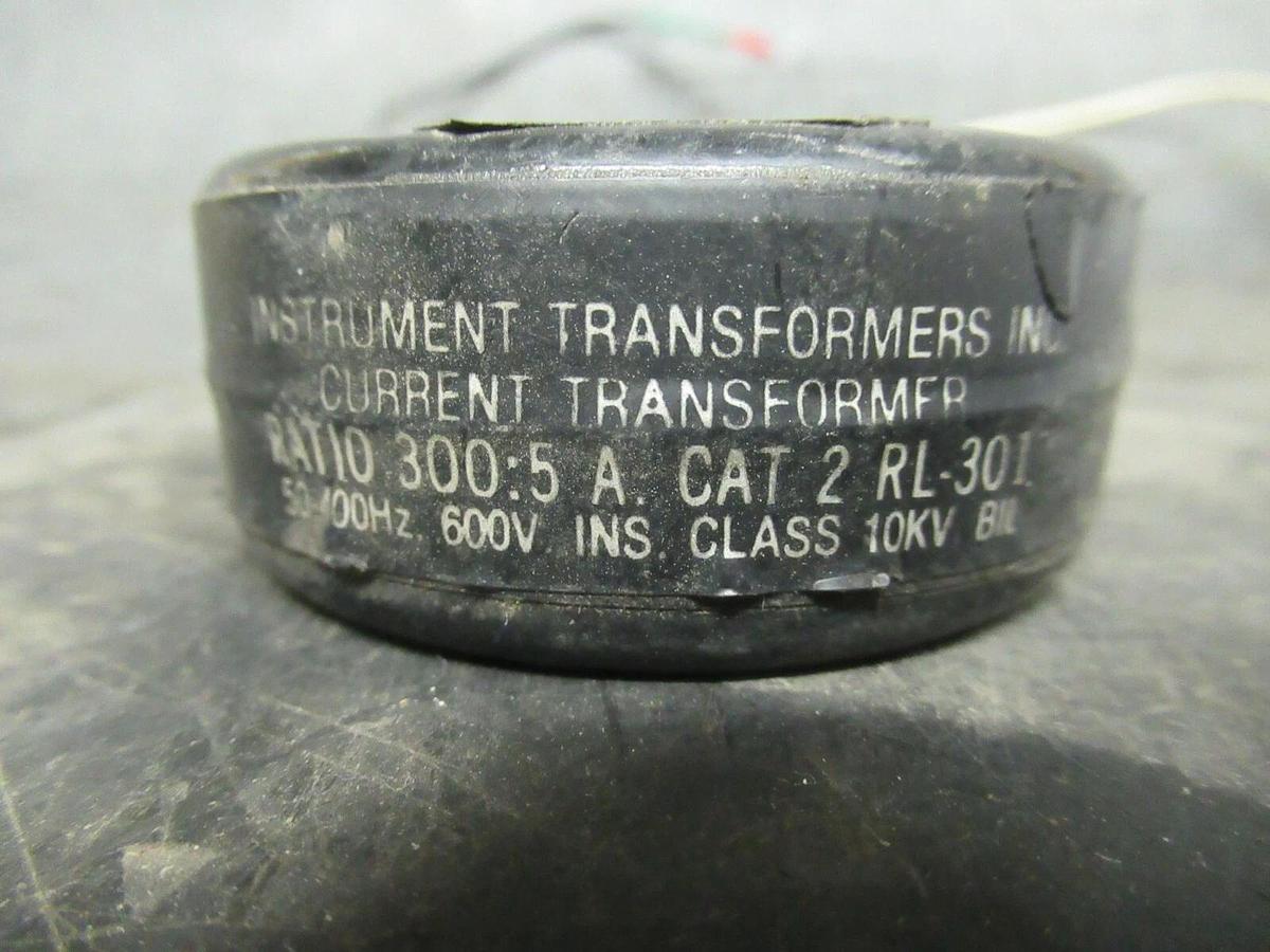 Used INSTRUMENT CT 2 RL-301 300:5 50-400 HZ 10 KV **WARRANTY INCLUDED**