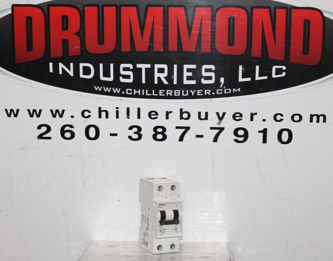 Used SIEMENS CIRCUIT BREAKER 5SX2 5SX22-D10 2-POLE 480 VAC **WARRANTY INCLUDED**