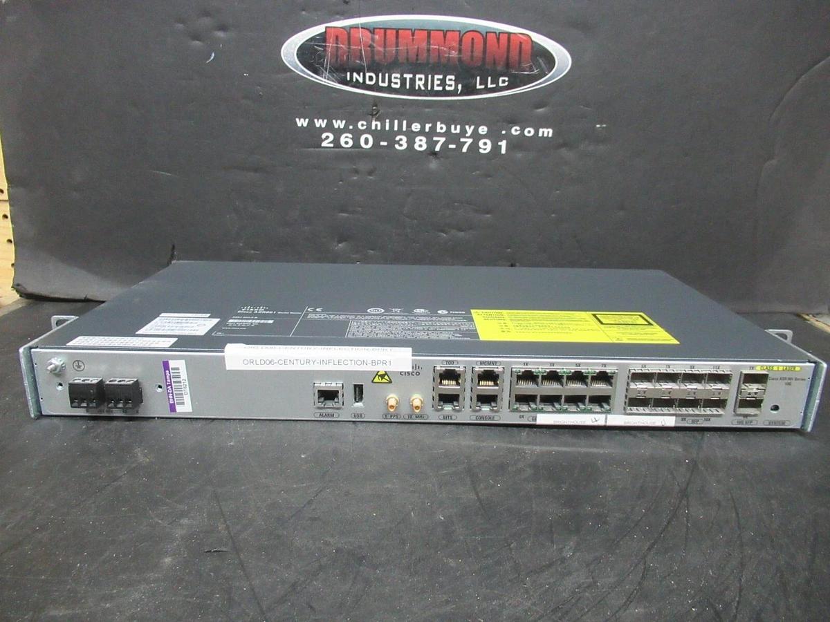 Used CISCO ASR 901 SERIES AGGREGATION SERVICES ROUTER A901-6CZ-F-D V02 10 GB ETHERNET