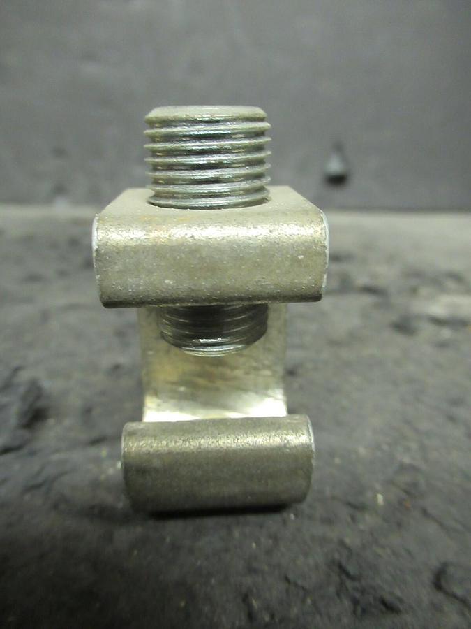 Used (2 QTY) BURNDY BGBL-250 1 BARREL MECHANICAL WIRE CONNECTOR LUG TAP #6 - 250KCMIL