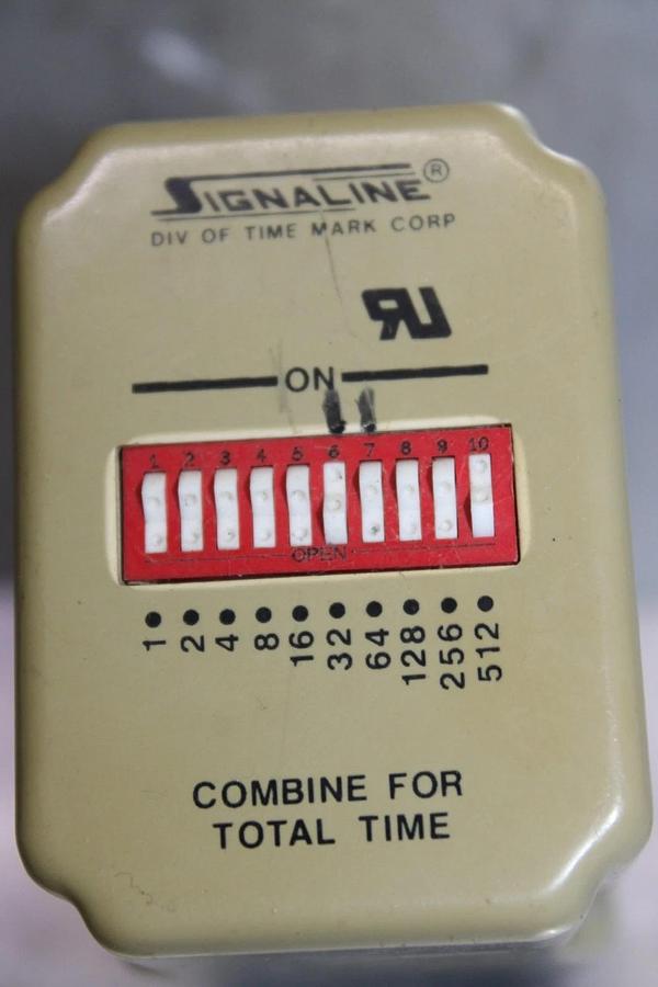 Used TIME MARK SIGNALINE INTERVAL TIMER RELAY 362-120V-1SEC 10 AMP **WARRANTY**