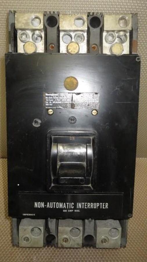 Used WESTINGHOUSE MA FRAME BREAKER 800 AMP 600 VAC 3 POLE MODEL MA3800NW **WARRANTY**