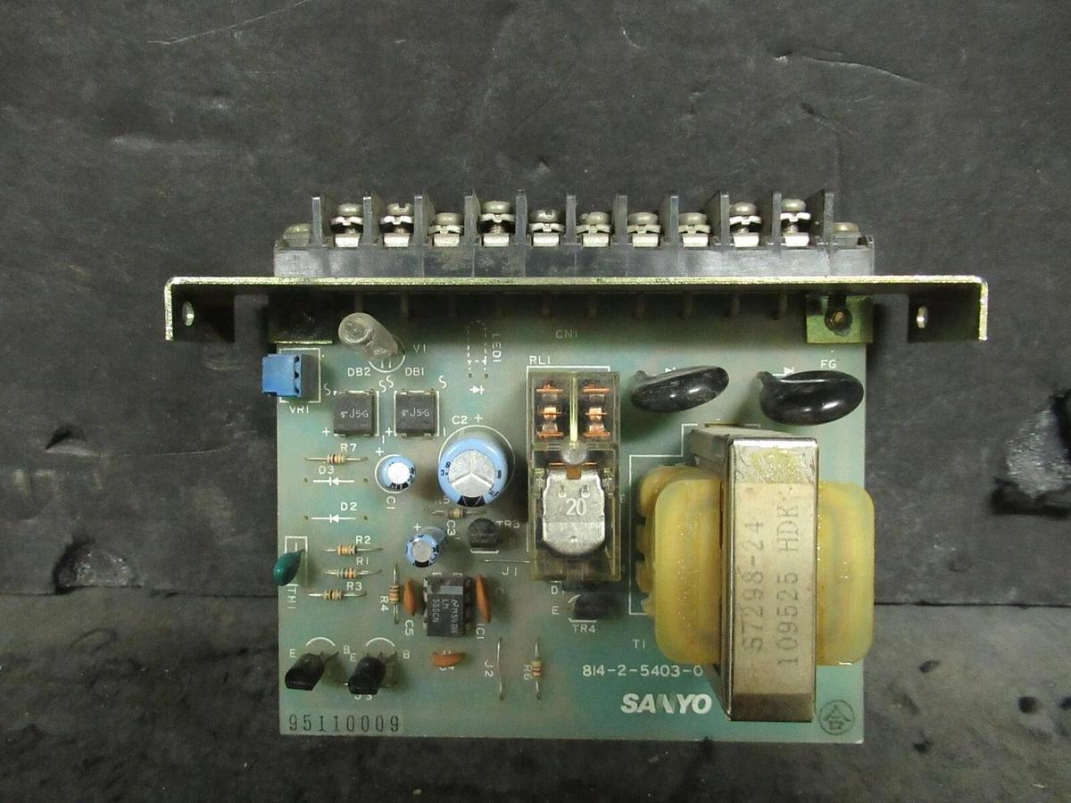 Used SANYO TRANSFORMER RELAY CIRCUIT BOARD 814-2-5403-015-00 95110009 **WARRANTY**
