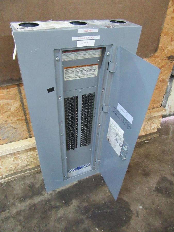 Used 225 AMP SQUARE D NQOD / QO / QOB PANELBOARD PANEL MLO 3 PH 4 W 208Y/120 V E3