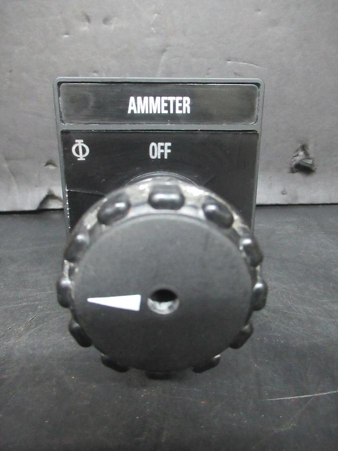 Used KRAUS + NAIMER ROTARY SWITCH A11 3 PHASE 600 VAC 10 AMP 1 HP L74149/003 AMS