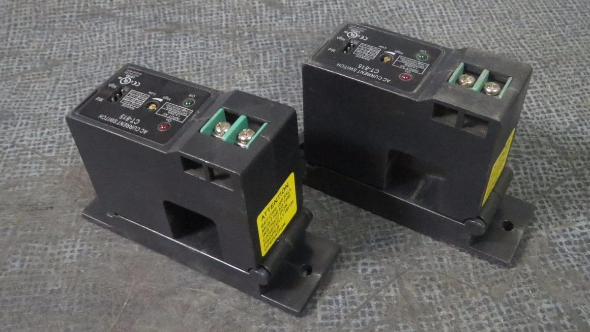 Used MAMAC SYSTEMS AC CURRENT SWITCH (1) 1.5-200 AMP  MODEL: CT-815