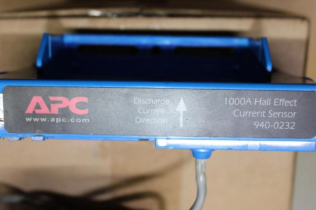 Used APC HALL EFFECT CURRENT SENSOR 940-0232 1000 AMP **WARRANTY INCLUDED**