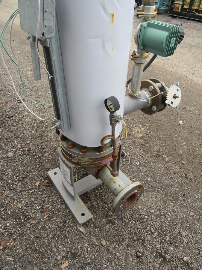 Used 8" AERCO DW TYPE HELITHERM DOUBLE WALL HEAT EXCHANGER SWDW24EC 24 SQ FT
