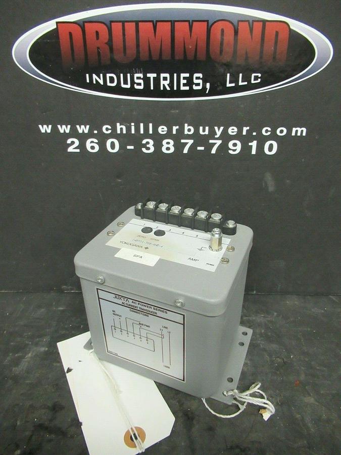 Used YOKOGAWA JUXTA AC CURRENT TRANSDUCER 248921-380-AHD-4 IN: 0-5 AMP OUT: 4-20 MA