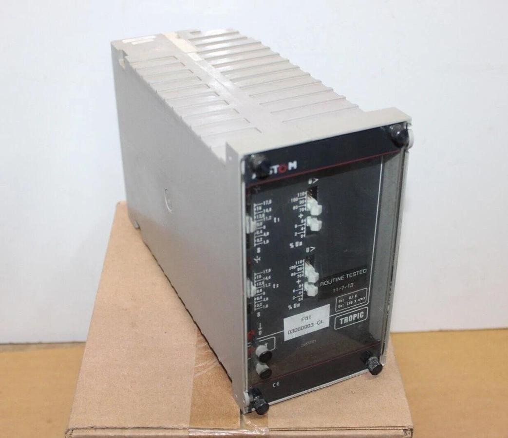 Used ALSTOM TUG 0212 TROPIC RELAY 2681011 03060903-CL 125 VDC **WARRANTY**