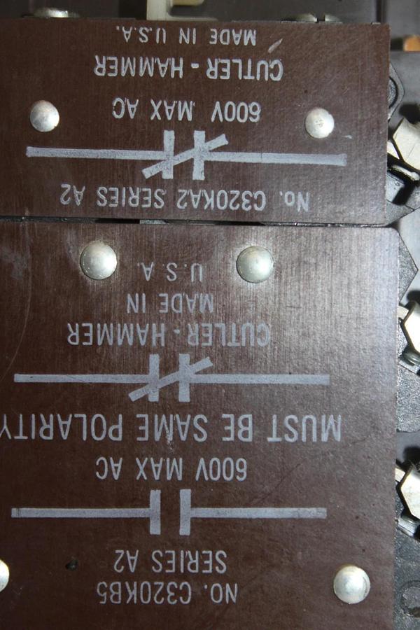 Used CUTLER-HAMMER CONTACTOR C832JN3 120 AMP 600 VAC 3-POLE COIL: 110/120V *WARRANTY*