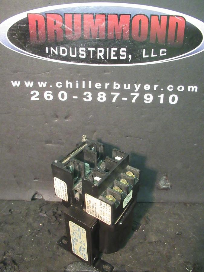 Used 0.095 KVA (95 VA) CUTLER HAMMER CONTROL TRANSFORMER 480/240 VAC 24 V C340BT