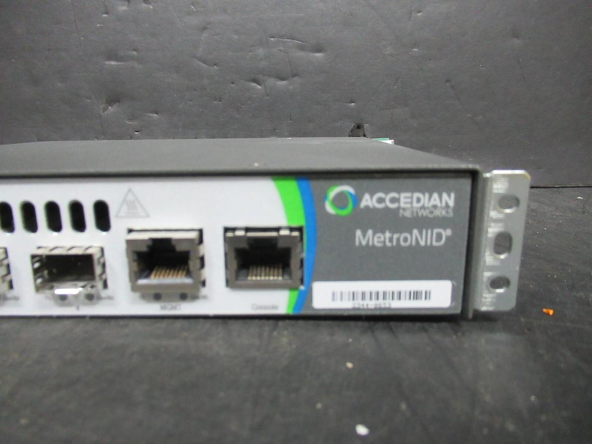 Used ACCEDIAN METRONID GT-S DC NETWORK INTERFACE 501-050-01 4-PORT *WARRANTY**
