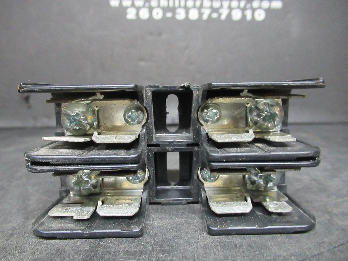 Used LITTELFUSE TWO POLE FUSE BLOCK L60030M-3PQ 600 VOLT 30 AMP **WARRANTY INCLUDED**