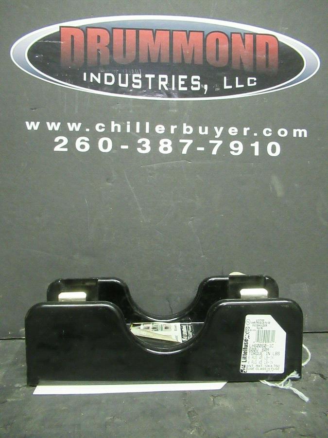 Used LITTELFUSE FUSE LUG SET LR60060-1C 600 VOLTS 60 AMP **WARRANTY INCLUDED!**