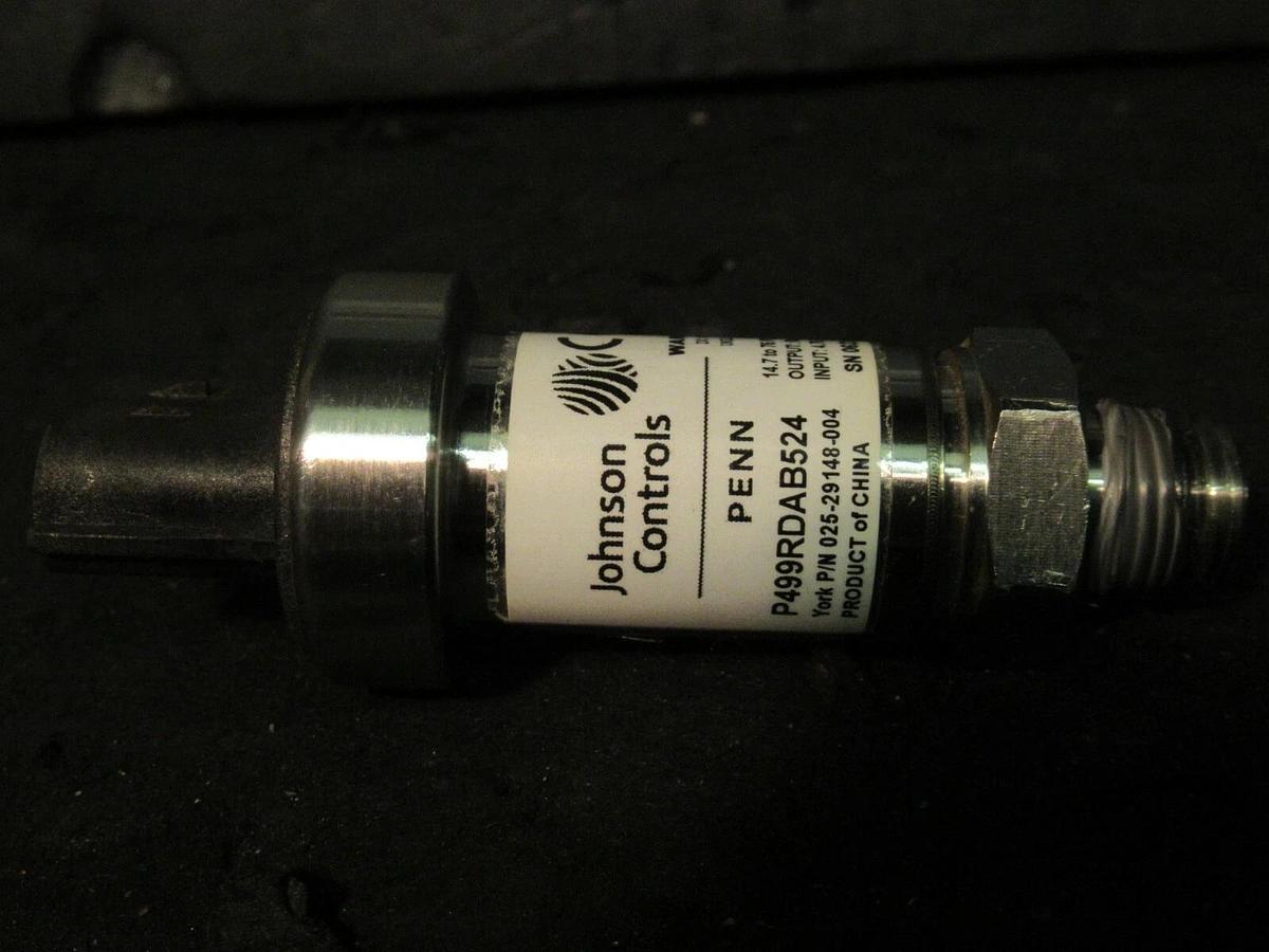 Used JOHNSON CONTROLS PENN P499RDAB524 PRESSURE PSIA TRANSDUCER 025-29148-004 PURGE