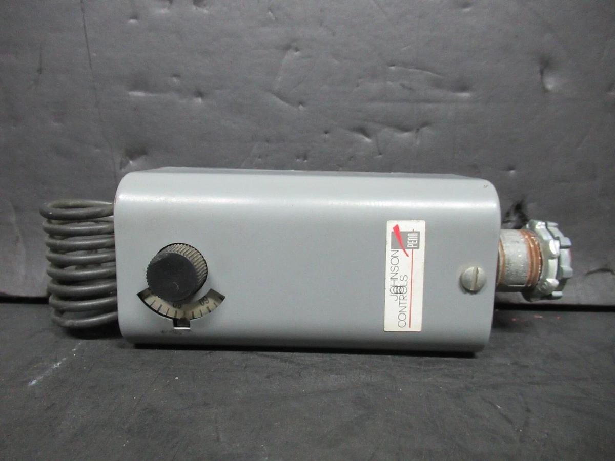 Used JOHNSON CONTROLS THERMOSTAT A19BBC-2 240 VOLT 16 AMP **WARRANTY INCLUDED**