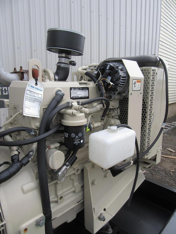 Used 30 KW DIESEL GENERATOR KATOLIGHT 120/240V RE-CONNECTABLE 230 HRS VIDEO WE SHIP
