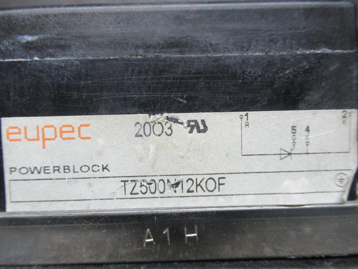Used EUPEC POWERBLOCK IGBT POWER MODULE TZ500N12KOF **WARRANTY INCLUDED**