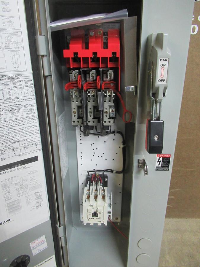 NEW SURPLUS EATON COMBINATION STARTER ECN1611AAB SIZE: 1 27 AMP 10 HP 600 VAC