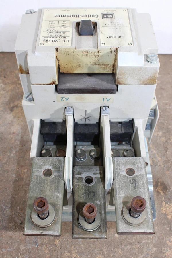 Used EATON CONTACTOR C825LN6 360 AMP 600 VAC 3-POLE 3-PHASE **WARRANTY**