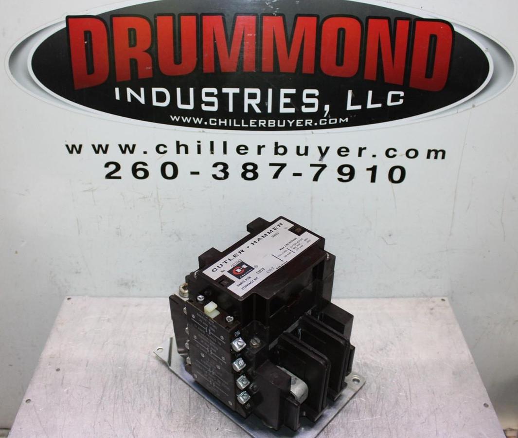 Used CUTLER-HAMMER CONTACTOR C832JN3 NEMA SIZE 3 120 AMP 600 VAC 3-POLE COIL: 120 V