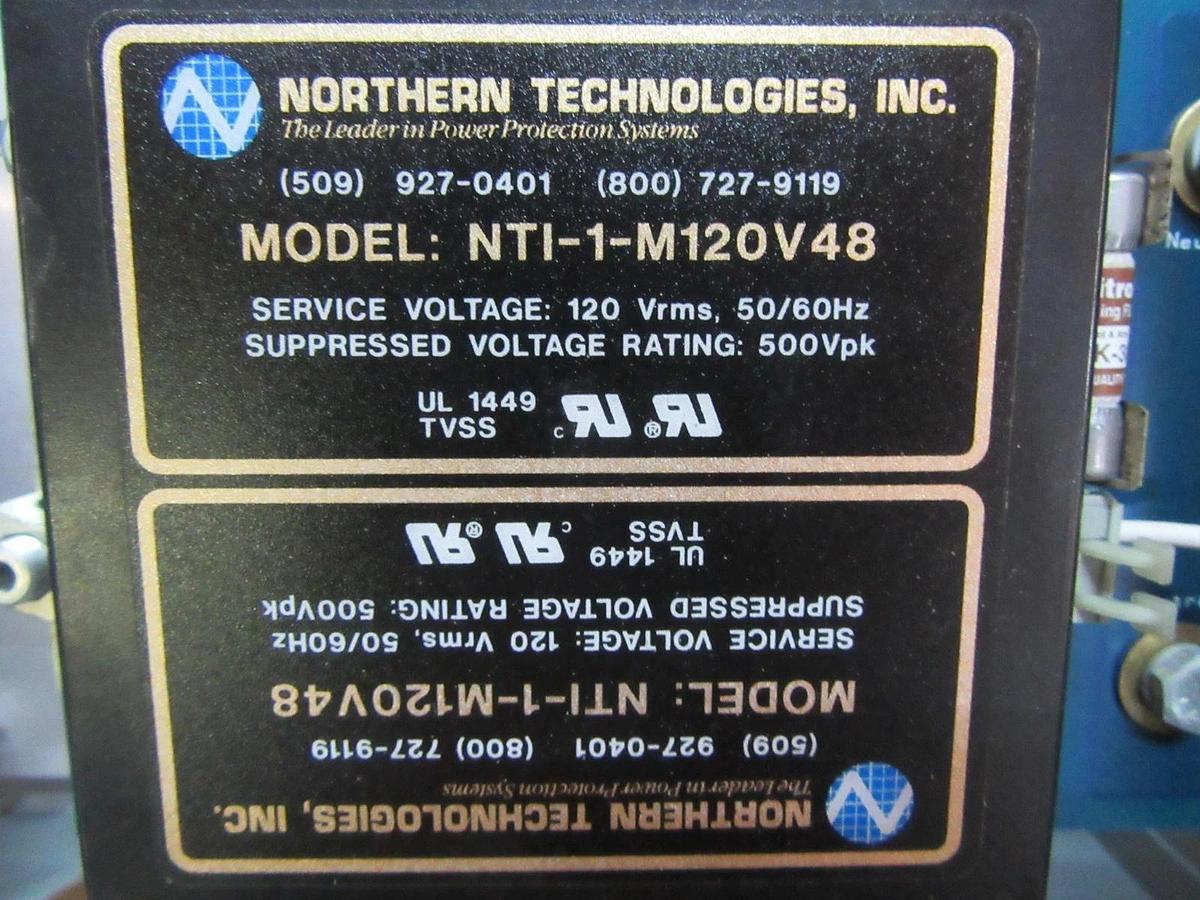 Used NORTHERN TECHNOLOGIES TRANSIENT VOLTAGE SURGE SUPPRESSOR MMK-BI-SS6360 240VAC
