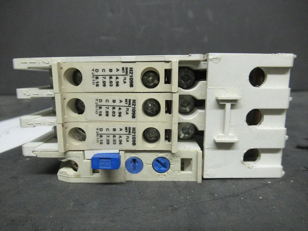 Used CUTLER HAMMER THERMAL OVERLOAD RELAY C306DN3 SER. B1 600 VAC W/ C306TB1 ADAPTER