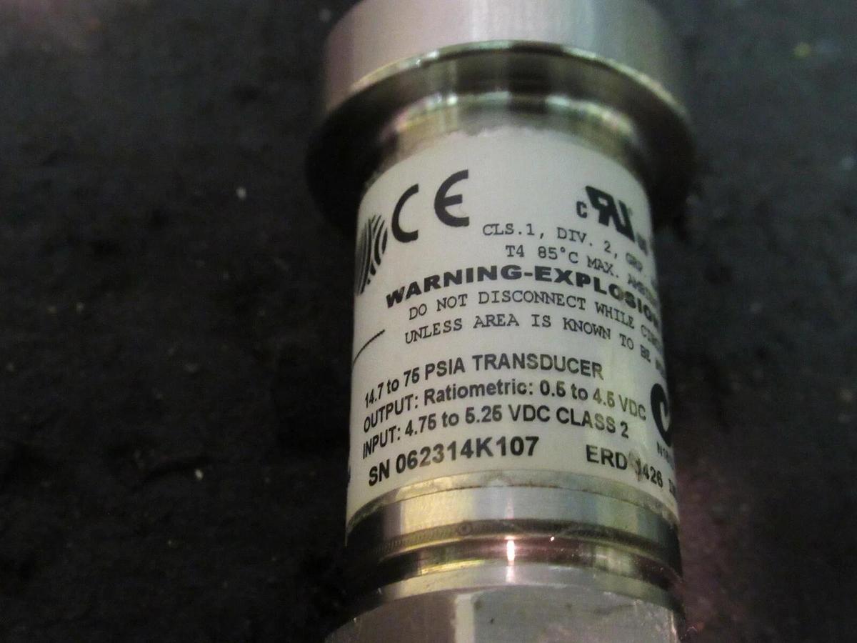 Used JOHNSON CONTROLS PENN P499RDAB524 PRESSURE PSIA TRANSDUCER 025-29148-004 PURGE