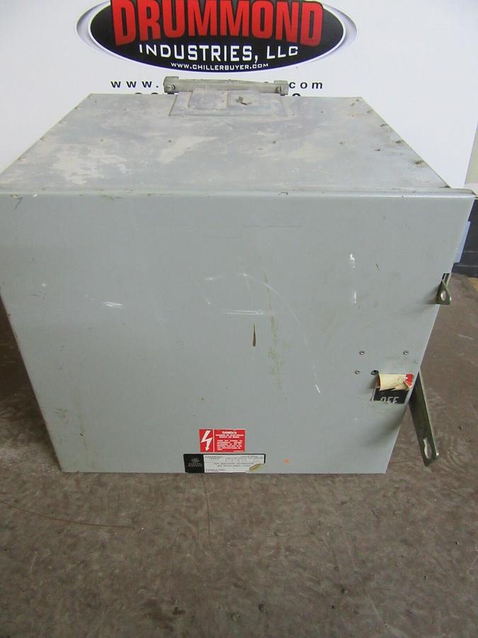 Used GE FUSIBLE BUS/BUSS PLUG AC1465RG 400 AMP 600 VOLT 4-WIRE 3-PHASE FLEX-A-PLUG