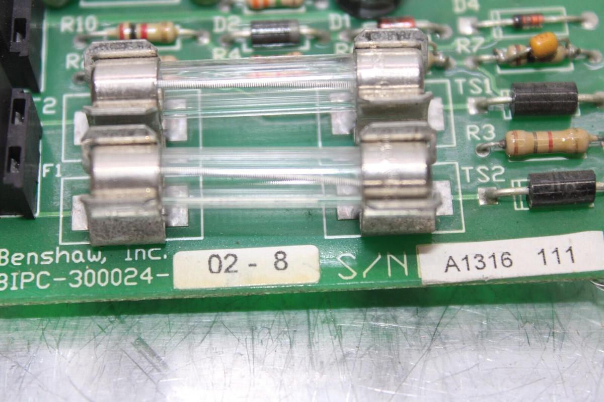 Used BENSHAW THERMISTOR INTERFACE CIRCUIT BOARD BIPC-300024-02-08 *WARRANTY*