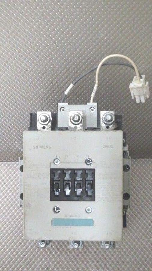 Used SIEMENS SIRIUS CONTACTOR 140 AMP 600 VAC WITH 127 V COIL MODEL 3RT1054-6