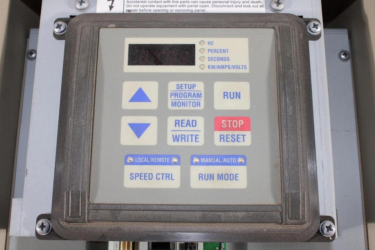 Used TOSHIBA 130E3 TRANSISTOR INVERTER VT130E3U4080A 8 KVA 460 VOLT 12 AMP