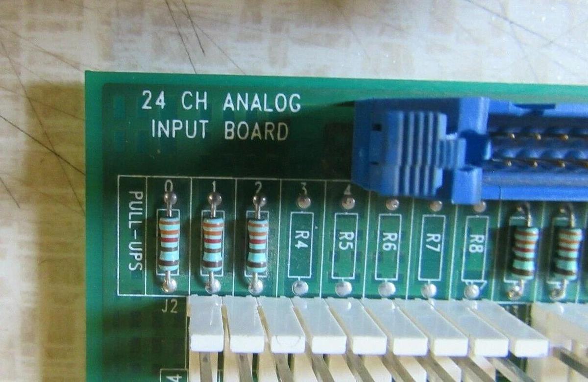 Used MCQUAY 24 CH ANALOG / DIGITAL INPUT CIRCUIT BOARD 658160B-03 CHILLER ADI-03