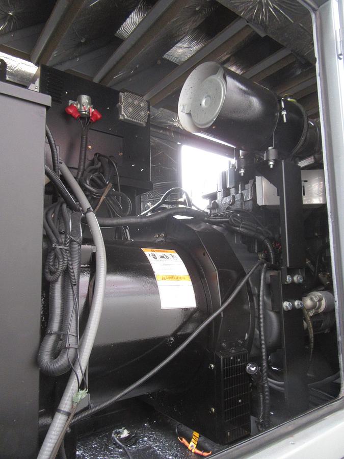 Used 48 KW DIESEL GENERATOR GENERAC 120/240 V FPT 366 HRS SOUND ENCLOSED VIDEO 50 KW