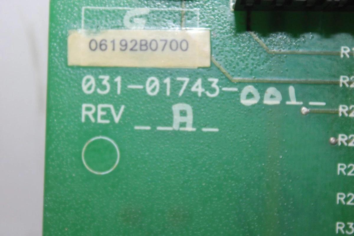 Used YORK CHILLER I/O CIRCUIT BOARD 031-01743-001 REV. A *WARRANTY*