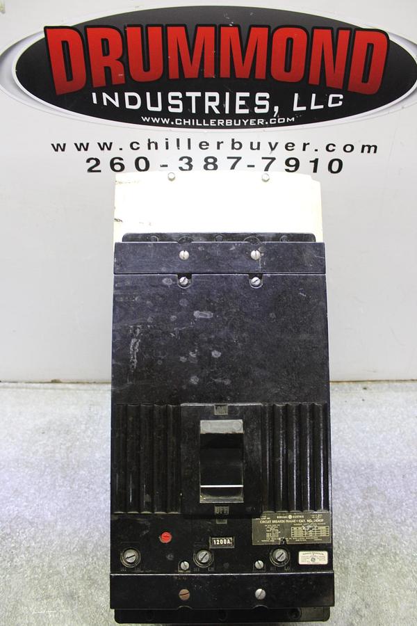 Used CUTLER HAMMER CIRCUIT BREAKER LDC3600F 600 AMP 600 VAC 3-POLE LDC-100K